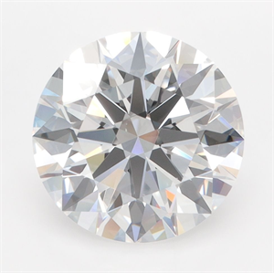 Picture of Lab Grown Diamond 4.25 Carats, Round with Ideal Cut, D Color, VVS1 Clarity and Certified by IGI