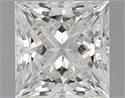 Diamante Natural 1.50 quilates, Princesa , Color K, claridad SI2 y certificado GIA