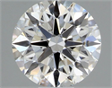 Diamante Natural 0.45 quilates, Redondo , Color F, claridad VS2 y certificado GIA