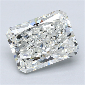 Picture of Natural Diamond 3.20 Carats, Radiant with  Cut, H Color, VS1 Clarity and Certified by GIA