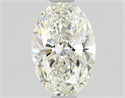 Natural Diamond 0.70 Carats, Oval with  Cut, I Color, VVS1 Clarity and Certified by GIA