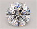 Lab Grown Diamond 3.04 Carats, Round with Ideal Cut, E Color, VVS2 Clarity and Certified by IGI