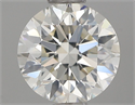 Natural Diamond 0.90 Carats, Round with Excellent Cut, I Color, VVS2 Clarity and Certified by IGI