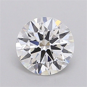 Picture of Lab Grown Diamond 1.04 Carats, Round with Ideal Cut, F Color, VVS2 Clarity and Certified by IGI
