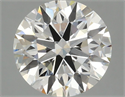 Lab Grown Diamond 3.09 Carats, Round with Ideal Cut, H Color, VS1 Clarity and Certified by IGI