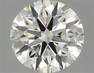 Picture of Lab Grown Diamond 3.09 Carats, Round with Ideal Cut, H Color, VS1 Clarity and Certified by IGI