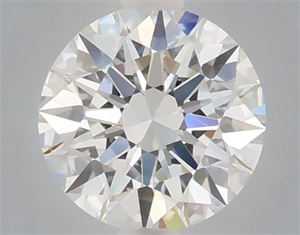 Picture of Lab Grown Diamond 1.43 Carats, Round with Excellent Cut, D Color, VS2 Clarity and Certified by IGI