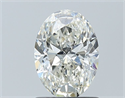 Diamante Natural 1.02 quilates, Ovalado , Color J, claridad VS1 y certificado GIA