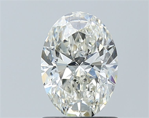 Foto Diamante Natural 1.02 quilates, Ovalado , Color J, claridad VS1 y certificado GIA de