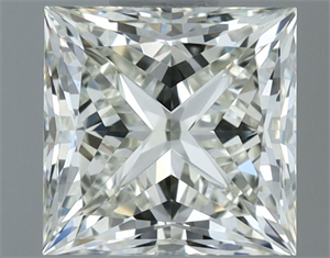 Picture of Natural Diamond 1.01 Carats, Princess with  Cut, J Color, VVS1 Clarity and Certified by IGI