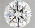 Lab Grown Diamond 3.06 Carats, Round with Ideal Cut, D Color, VVS1 Clarity and Certified by IGI