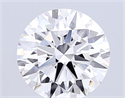 Lab Grown Diamond 6.48 Carats, Round with Ideal Cut, E Color, VVS2 Clarity and Certified by IGI