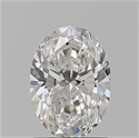 Natural Diamond 1.20 Carats, Oval with  Cut, G Color, VVS2 Clarity and Certified by GIA