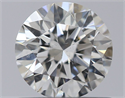 Natural Diamond 0.61 Carats, Round with Excellent Cut, H Color, SI2 Clarity and Certified by GIA