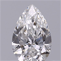 Diamante Natural 0.50 quilates, De pera , Color E, claridad VS2 y certificado GIA