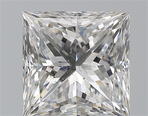 Foto Diamante Natural 1.52 quilates, Princesa , Color F, claridad SI2 y certificado GIA de