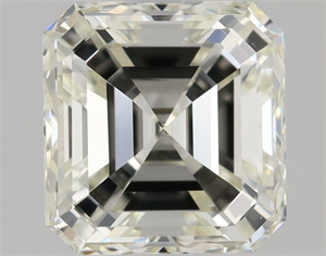 Foto Diamante Natural 0.70 quilates, Asscher , Color K, claridad VS1 y certificado GIA de