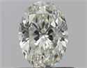 Natural Diamond 0.58 Carats, Oval with  Cut, I Color, VVS1 Clarity and Certified by GIA