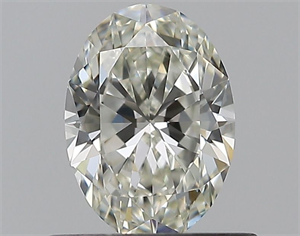 Picture of Natural Diamond 0.58 Carats, Oval with  Cut, I Color, VVS1 Clarity and Certified by GIA