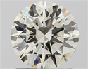 Natural Diamond 1.22 Carats, Round with Excellent Cut, J Color, SI1 Clarity and Certified by IGI