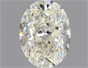 Natural Diamond 0.90 Carats, Oval with  Cut, J Color, VS2 Clarity and Certified by GIA