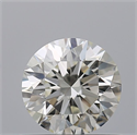 Natural Diamond 0.70 Carats, Round with Excellent Cut, H Color, VVS1 Clarity and Certified by IGI