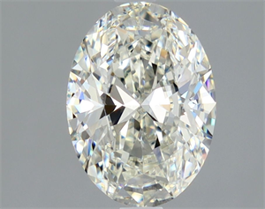 Picture of Natural Diamond 1.50 Carats, Oval with  Cut, J Color, VVS2 Clarity and Certified by GIA