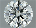 Diamante Natural 0.51 quilates, Redondo , Color J, claridad VVS1 y certificado IGI