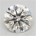 Natural Diamond 0.53 Carats, Round with Excellent Cut, J Color, IF Clarity and Certified by GIA