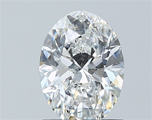 Picture of Natural Diamond 1.01 Carats, Oval with  Cut, E Color, SI2 Clarity and Certified by GIA