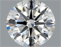 Natural Diamond 0.70 Carats, Round with Excellent Cut, J Color, VS1 Clarity and Certified by GIA