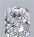 Natural Diamond 0.35 Carats, Radiant with  Cut, E Color, VVS1 Clarity and Certified by GIA