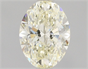 Diamante Natural 0.71 quilates, Ovalado , Color N, claridad VVS1 y certificado GIA