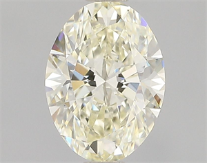 Foto Diamante Natural 0.71 quilates, Ovalado , Color N, claridad VVS1 y certificado GIA de