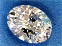 Diamante Natural 1.01 quilates, Ovalado , Color F, claridad SI1 y certificado GIA