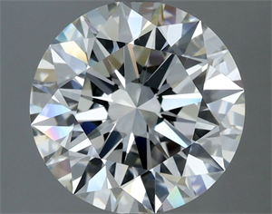 Picture of Natural Diamond 3.02 Carats, Round with Excellent Cut, I Color, VVS2 Clarity and Certified by GIA
