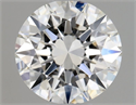 Natural Diamond 0.44 Carats, Round with Excellent Cut, F Color, VS2 Clarity and Certified by GIA