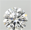 Lab Grown Diamond 3.09 Carats, Round with Ideal Cut, F Color, VVS2 Clarity and Certified by IGI