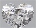 Natural Diamond 0.37 Carats, Heart with  Cut, D Color, SI1 Clarity and Certified by GIA