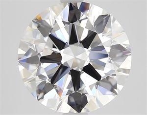 Picture of Natural Diamond 2.88 Carats, Round with Excellent Cut, D Color, FL Clarity and Certified by GIA