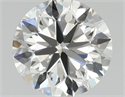 Natural Diamond 0.70 Carats, Round with Very Good Cut, I Color, VVS2 Clarity and Certified by GIA