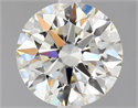 Natural Diamond 1.09 Carats, Round with Excellent Cut, L Color, VS1 Clarity and Certified by GIA