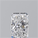 Diamante Natural 0.50 quilates, Radiante , Color D, claridad VVS2 y certificado GIA