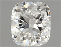 Natural Diamond 0.90 Carats, Cushion with  Cut, I Color, VVS1 Clarity and Certified by GIA