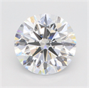 Lab Grown Diamond 4.01 Carats, Round with Ideal Cut, D Color, VVS2 Clarity and Certified by IGI
