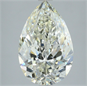 Natural Diamond 5.03 Carats, Pear with  Cut, J Color, VS2 Clarity and Certified by IGI