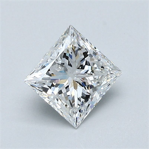 Foto Diamante Natural 1.01 quilates, Princesa , Color G, claridad IF y certificado GIA de