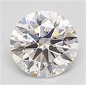 Natural Diamond 0.53 Carats, Round with Excellent Cut, H Color, VVS1 Clarity and Certified by GIA