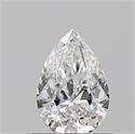 Natural Diamond 0.50 Carats, Pear with  Cut, F Color, VS1 Clarity and Certified by GIA