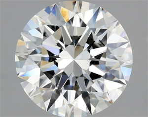 Picture of Natural Diamond 2.52 Carats, Round with Excellent Cut, E Color, VVS1 Clarity and Certified by GIA